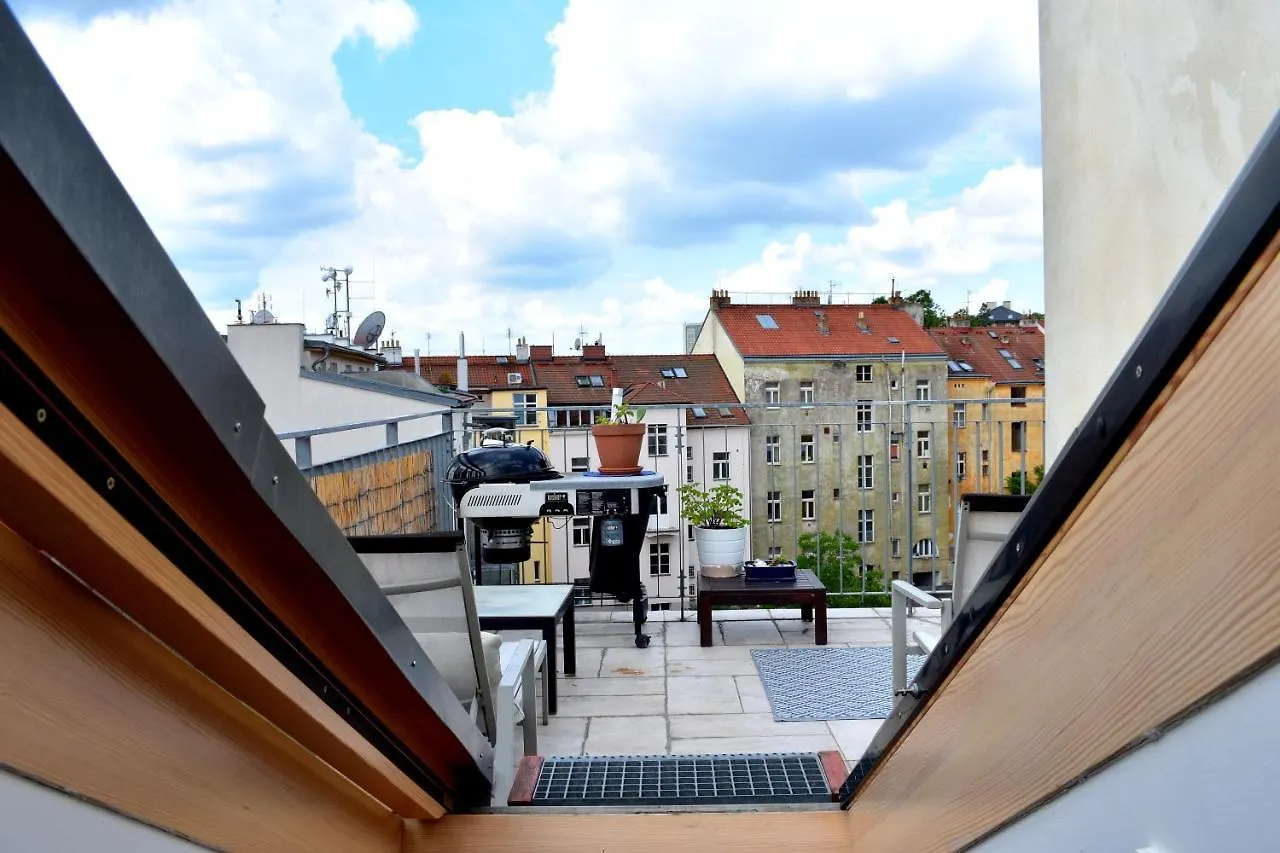 Lux Duplex Rooftop Loft With An Amazing Terrace & Home Cinema Praga