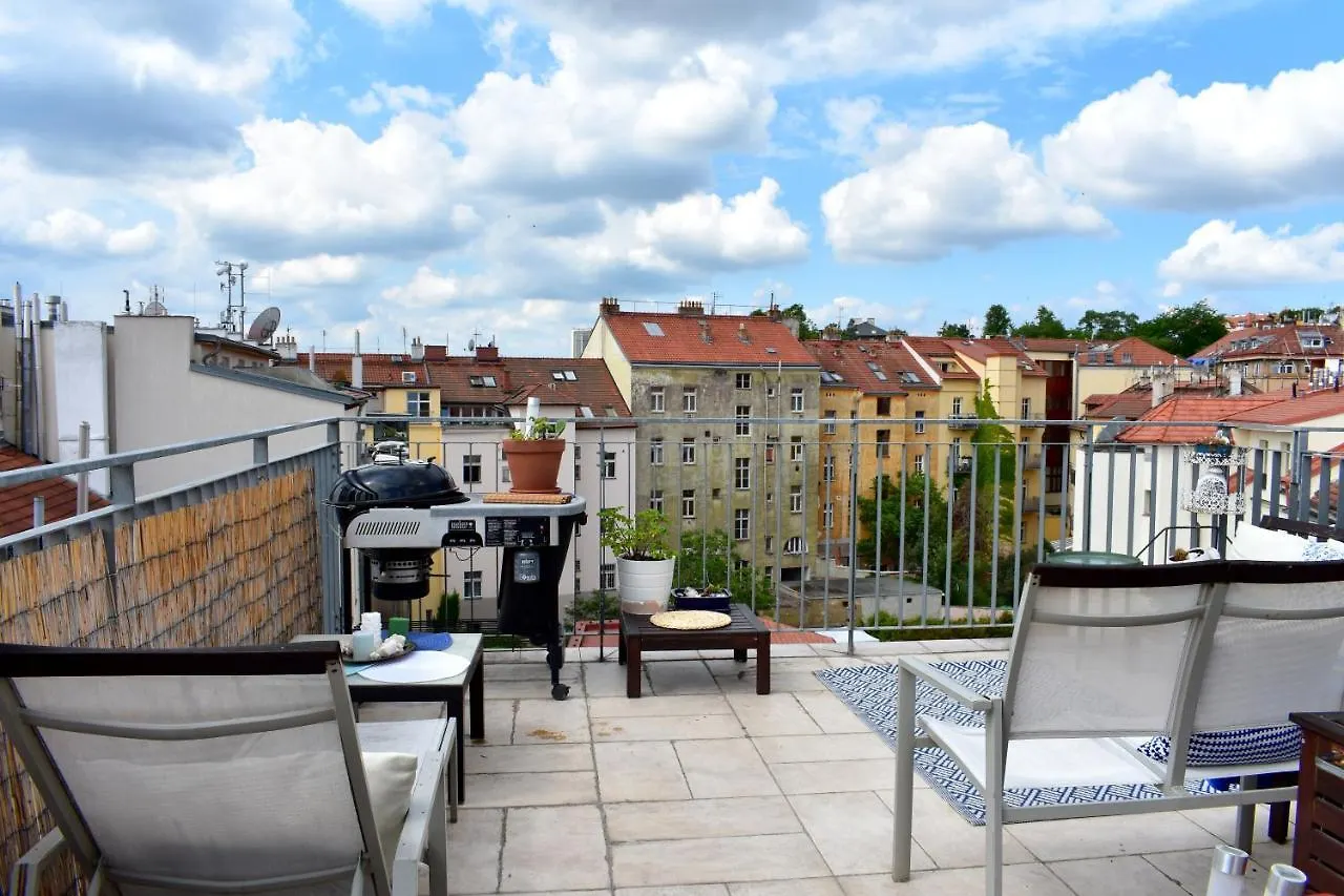 Apartamento Lux Duplex Rooftop Loft With An Amazing Terrace & Home Cinema Praga
